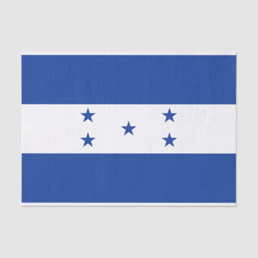 Flagge von Honduras Seidenpapier (Vorderseite)
