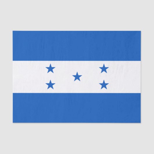 Flagge von Honduras Seidenpapier (Vorderseite)