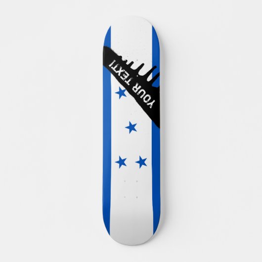 Flagge von Honduras Skateboard (Vorne)