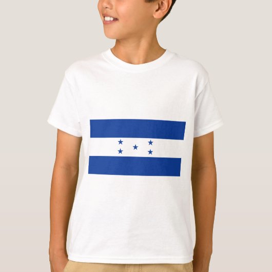 Flagge von Honduras T-Shirt (Vorderseite)