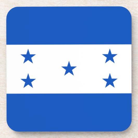 Flagge von Honduras Untersetzer (Vorderseite)