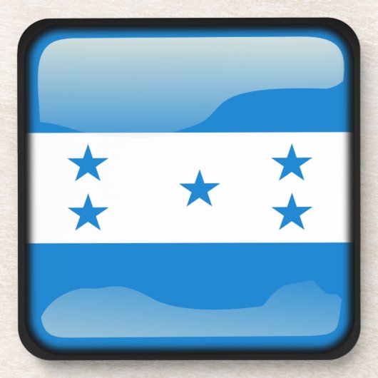 Flagge von Honduras Untersetzer (Vorderseite)