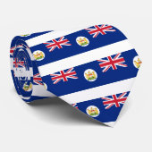 Flagge von Hong Kong 英屬香港 (1959 - 1997) Krawatte (Gerollt)