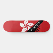 Flagge von Hong Kong Skateboard (Horizontal)