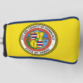 Flagge von Honolulu, Hawai’i Golf Headcover (Vorderseite)