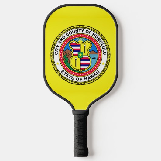 Flagge von Honolulu, Hawai’i Pickleball Schläger (Vorderseite)