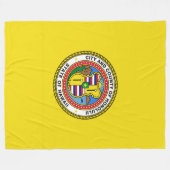 Flagge von Honolulu, Hawaii Fleece Blanket (Vorderseite (Horizontal))