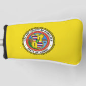 Flagge von Honolulu, Hawaii Golf Head Cover Headcover (Vorderseite)