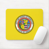 Flagge von Honolulu (Hawaii) Mousepad (Mit Mouse)