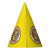 Flagge von Honolulu, Hawaii Party Hat Partyhütchen (Rückseite)