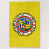 Flagge von Honolulu (Hawaii) Puzzle (Vertikal)