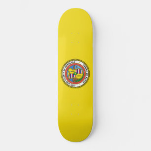 Flagge von Honolulu (Hawaii) Skateboard