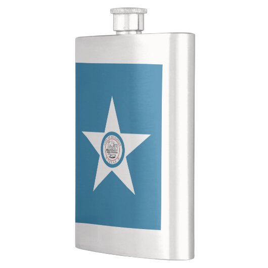 Flagge von Houston, Texas Flask Flachmann (Links)