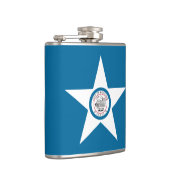 Flagge von Houston, Texas Hip Flask Flachmann (Rechts)
