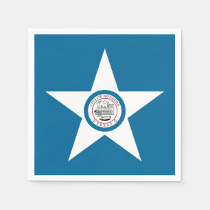 Flagge von Houston, Texas Napkins Serviette