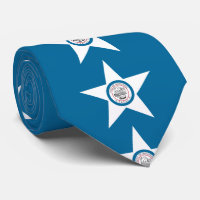 Flagge von Houston, Texas Neck Tie