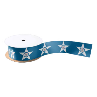 Flagge von Houston, Texas Satin Ribbon Satinband