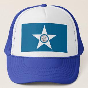 Flagge von Houston, Texas Trucker Hat Truckerkappe