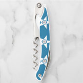 Flagge von Houston, Texas Waiter's Corkschraube Kellnermesser (Vorderseite)