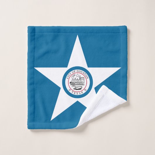 Flagge von Houston, Texas Wash Tuch (Waschlappen)