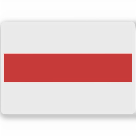 Flagge von Huahine Aufkleber (Vorderseite)