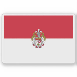 Flagge von Ibarra, Ecuador Aufkleber