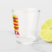 Flagge von Ibiza, SPANIEN Schnapsglas (Rechts)