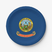 Flagge von Idaho, Idaho-Flagge Pappteller (Vorderseite)