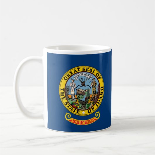 Flagge von Idaho Kaffeetasse (Links)