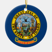 Flagge von Idaho Keramik Ornament (Vorne)