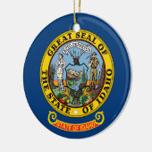 Flagge von Idaho Keramik Ornament (Links)
