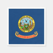 Flagge von Idaho Serviette (Vorderseite)