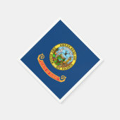 Flagge von Idaho Serviette (Ecke)