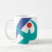 Flagge von Iga, Mie, Japan Kaffeetasse (Links)