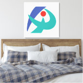 Flagge von Iga, Mie, Japan Leinwanddruck (Insitu (Schlafzimmer))