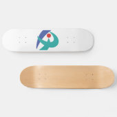 Flagge von Iga, Mie, Japan Skateboard (Horizontal)