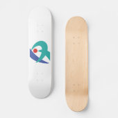 Flagge von Iga, Mie, Japan Skateboard (Vorderseite)