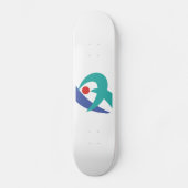 Flagge von Iga, Mie, Japan Skateboard (Vorderseite)