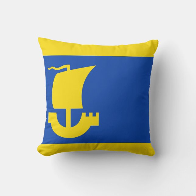 Flagge von IJlst Kissen (Vorderseite)