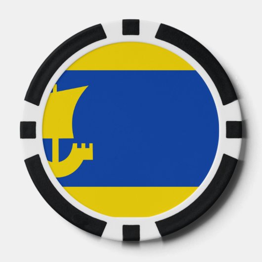 Flagge von IJlst Pokerchips (Vorderseite)