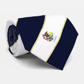 Flagge von Illinois Krawatte (Gerollt)