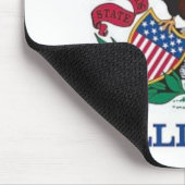 Flagge von Illinois Mousepad (Ecke)