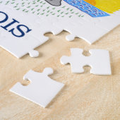 FLAGGE VON ILLINOIS PUZZLE (Seite)