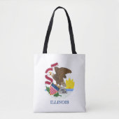 Flagge von Illinois Tasche (Vorderseite)