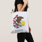 Flagge von Illinois Tasche (Von Nahem)