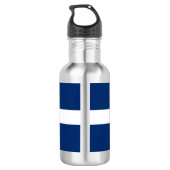 Flagge von Indianapolis, Indiana Wasserflasche (Rückseite)
