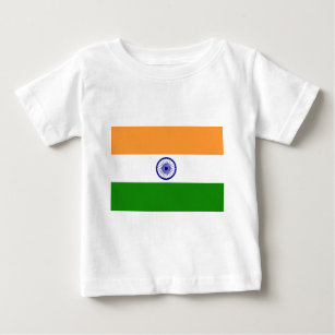 Flagge von Indien - तिरंगा - भारतकाध्वज Baby T-shirt