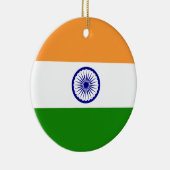 Flagge von Indien. Bharat Ganrajya Keramikornament (Rechts)