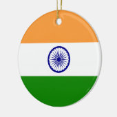 Flagge von Indien. Bharat Ganrajya Keramikornament (Links)