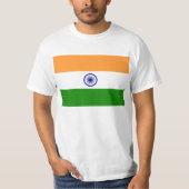 Flagge von Indien-T-Shirt T-Shirt (Vorderseite)